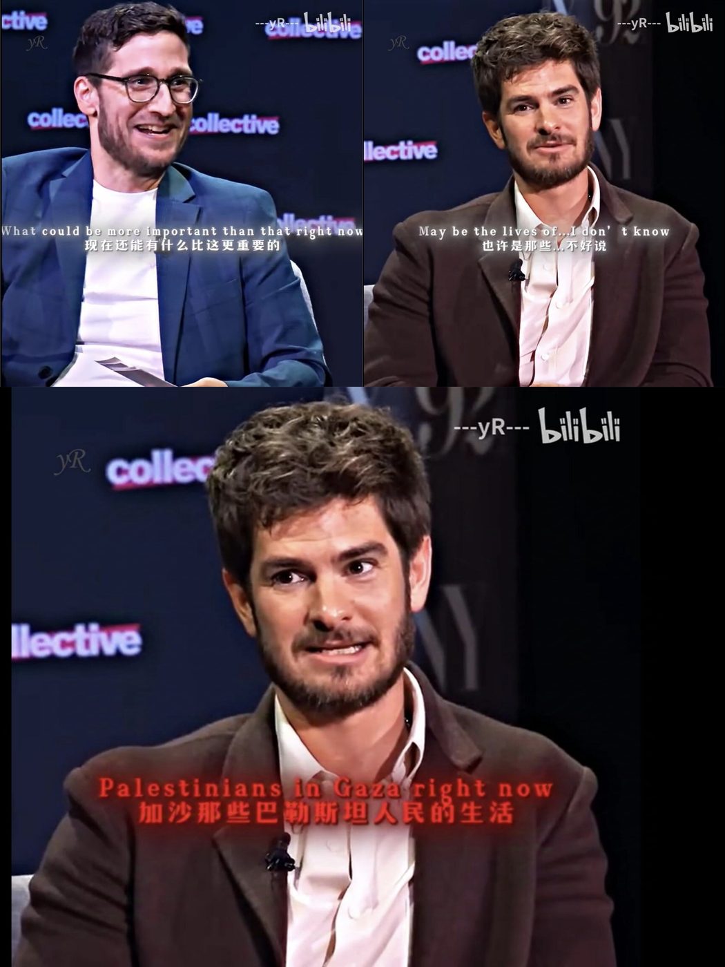 Andrew Garfield during an interview